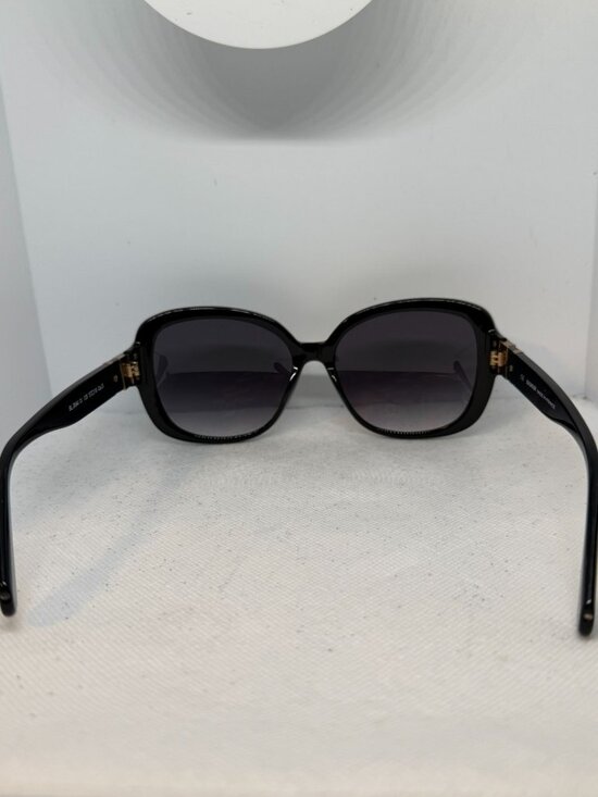 Balmain BL2044B 01 Black Acetate Square Smoke Gradient Sunglasses 57-16-135 main image 7